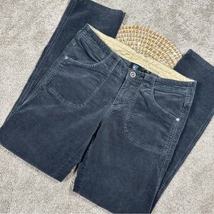 Kuhl Women’s Kory Corduroy Pants Mid Rise Straight Leg Outdoor in Dark Gray 8